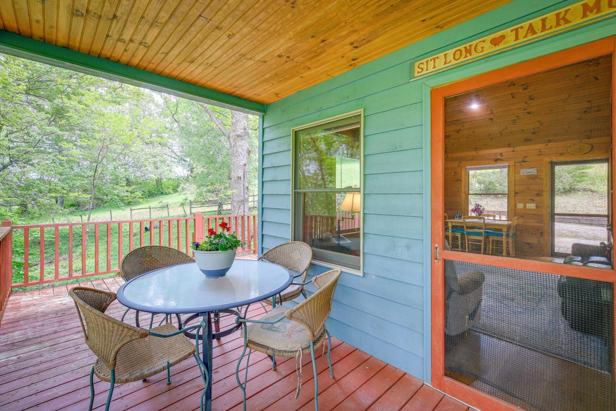 Quaint Blue Ridge Cabin Rental With On-Site Stream! Sparta Exterior foto
