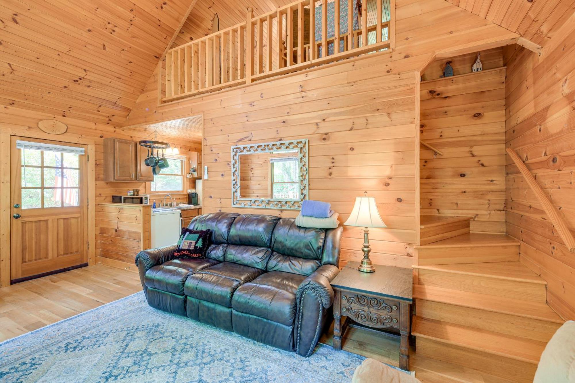Quaint Blue Ridge Cabin Rental With On-Site Stream! Sparta Exterior foto